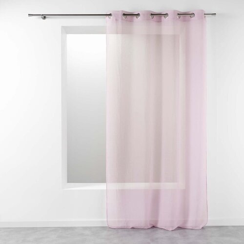 Douceur d int&amp;eacute;rieur Rožnata prosojna zavesa 140x240 cm Telma &amp;ndash; Slike