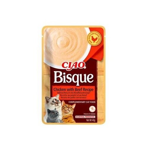 Inaba Bisque krem pire za mačke - Piletina i govedina 40g Cene