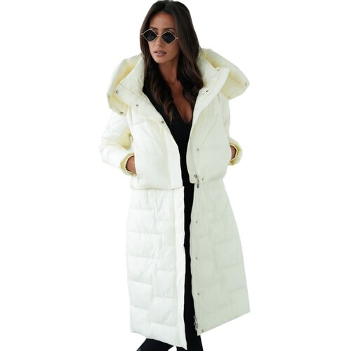 Pri Quilted 2-in-1 Insulated coat Can be worn as a jacket Slike