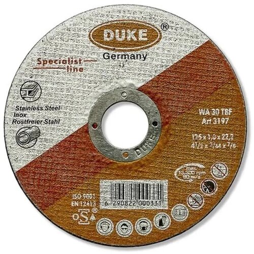 Duke Rezna ploča 125x1x22 A Cene