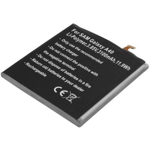 AVIZAR Nadomestna baterija za Galaxy A40 3.85V 3100mAh Li-Polymer, Črna, (5000070327) Cene