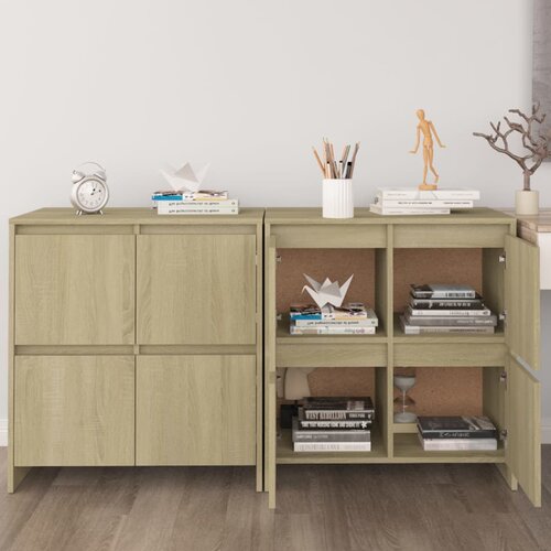 VidaXL Komode 2 kom boja hrasta sonome 70 x 41 x 75 cm od iverice Slike