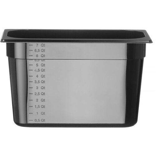 Hendi gn 1/3 catering posoda iz črnega polikarbonata 325x176x200mm 7,8L 862506, (21384215) Slike