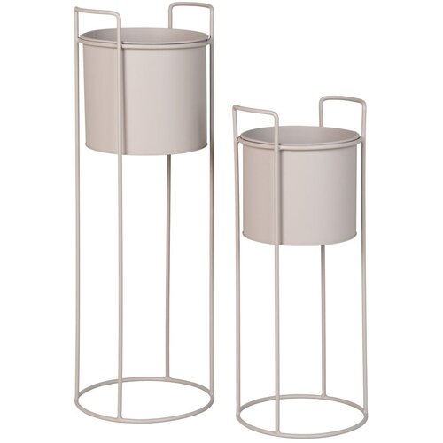 House Nordic Kovinski podstavki za cvetlične lonce v kompletu 2 ks &amp;oslash; 21,5 cm Rabo &amp;ndash; Slike