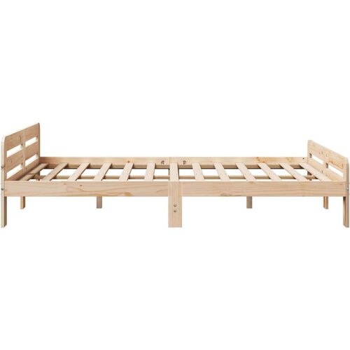 VidaXL Okvir kreveta bez madraca 150 x 200 cm od masivne borovine Slike