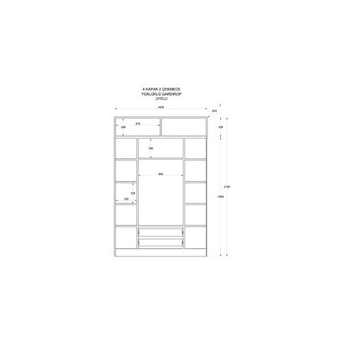 Hanah home ormar bele boje rb 185 17 (167RAB1209) Slike