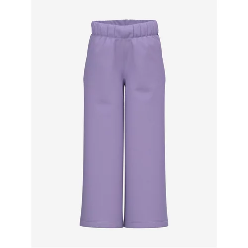 name it Purple Girly Wide Pants Vanita - Girls