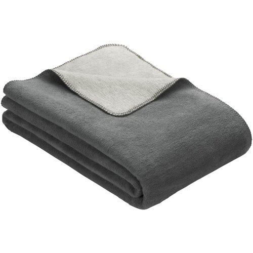 Ibena Uni Doubleface blanket Dublin anthracite 150x200cm Cijene