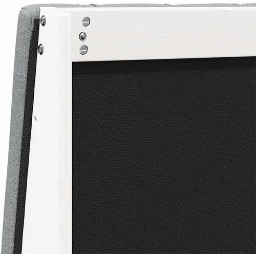 VidaXL tapecirani uzglavlje svijetlo siva 80 cm čvrsto borovo drvo Slike