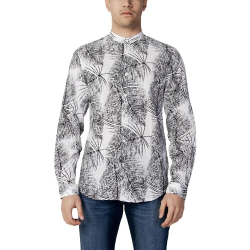 Antony Morato Srajce z dolgimi rokavi CAMICIA SEOUL SLIM FIT MMSL00631-FA430564 Črna Slike