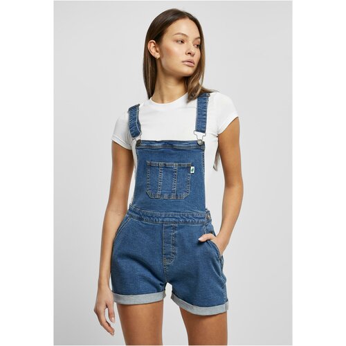 UC Curvy Ladies Organic Short Dungaree clearblue washed Slike