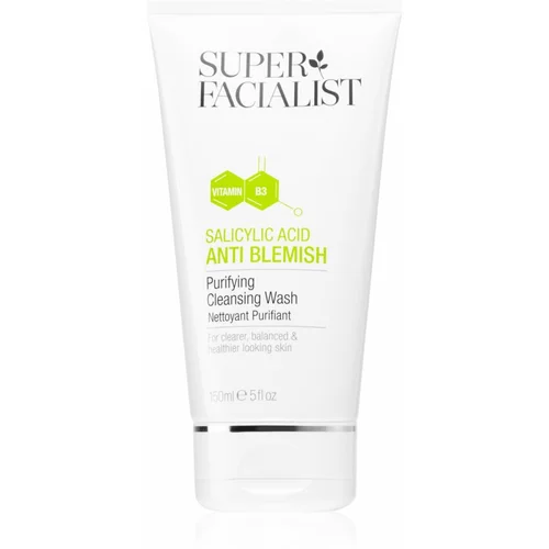 Super Facialist Salicylic Acid Anti Blemish gel za skidanje šminke i čišćenje za problematičnu i masnu kožu 150 ml