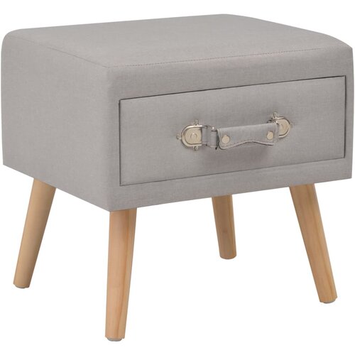 Maison Chic Dvo delni komplet Nočne omarice - Nočne mize blago 40x35x40 cm sive, (21690504) Cene