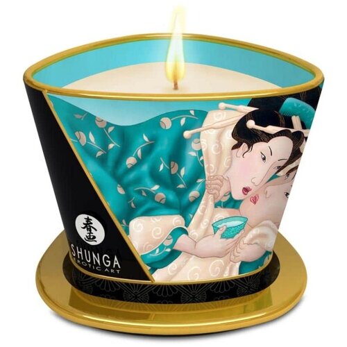 Shunga Masažna sveča - Island Blossoms, 170 ml Slike