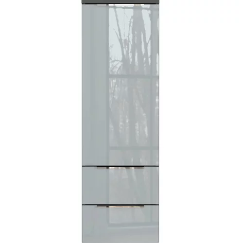 Germania Sivi visok/zidni kupaonski ormarić 36x111 cm Vasio –