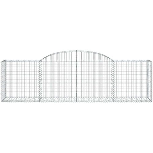  Lučne gabionske košare 2 kom 300x50x80/100 cm pocinčano željezo Cijene