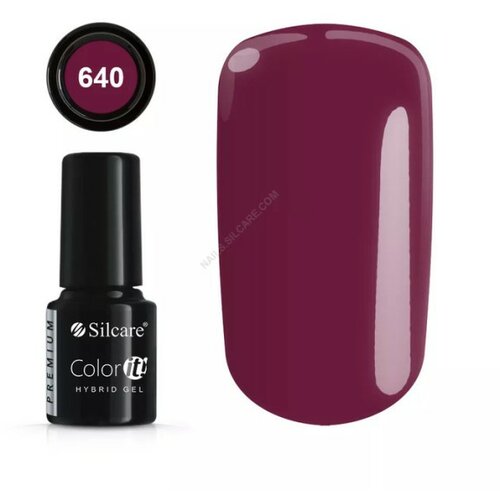 Silcare color IT-640 trajni gel lak za nokte uv i led Slike