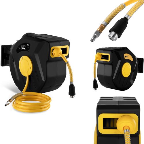 MSW Wall-Mounted Automatic Pneumatic Hose Reel with 22m Hose for Air Compressors, (21740792) Cene