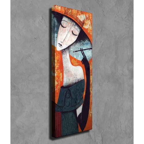 WALLXPERT Dekorativna slika na platnu, 30x80cm, Šareno Cene