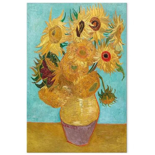  Slika - Vincent van Gogh &amp;ndash; Sunflowers II 40x60 Premium Print Slike