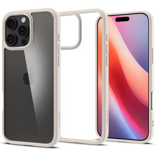 Spigen ULTRA HYBRID OVITEK IPHONE 16 PRO ZA TELEFON IZ NARAVNEGA TITANA, (21998978) Slike