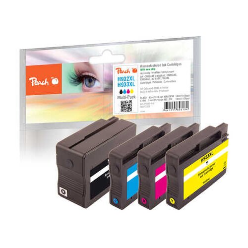 Peach ČRNILO HP 932XL-933xl 1x42ml, 1x14ml, 317269 KOMPLET 4/1, (20388810) Slike