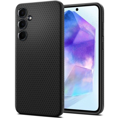 Spigen Liquid Air silikonski ovitek za Samsung Galaxy A55 črn Cene