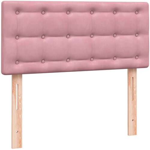 Box spring krevet s madracem ružičasti 80 x 220 cm bar&amp;scaron;unasti Slike