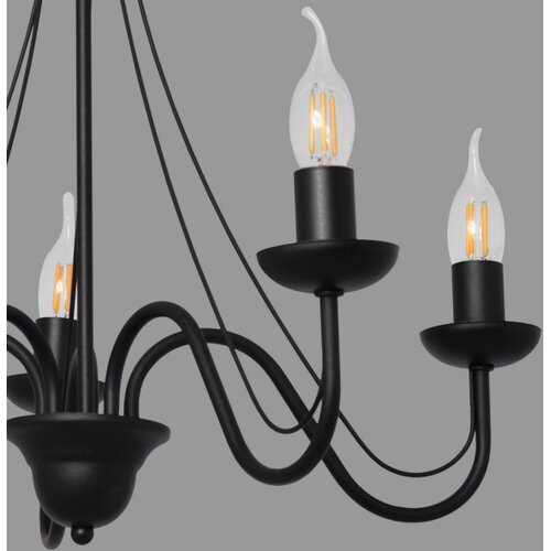  Luster na sajli MALBO II 5xE14/10W/230V Slike