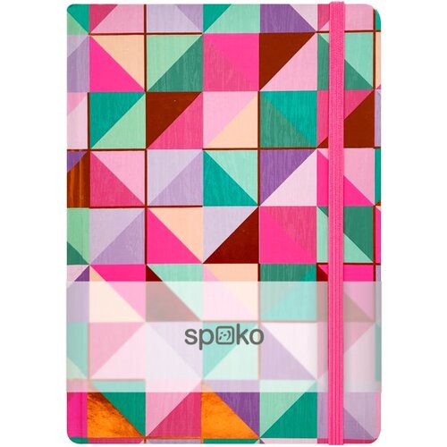  Spoko beležnica A5 z linijami 96 strani - Pisani mozaik Cene