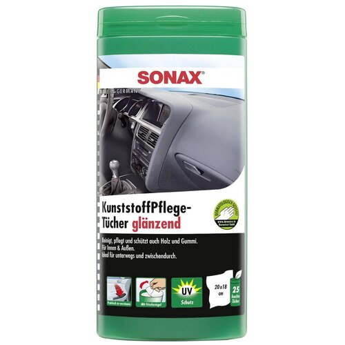 Sonax Sredstvo za či&scaron;ćenje auta maramice za plastiku u kutiji 25/1 Cijene