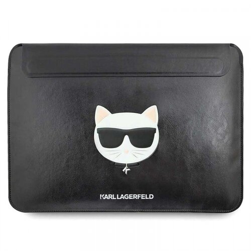 Karl Lagerfeld Originalen ovitek KLCS133CHBK za MackBookAir ali Pro ali prenosnik do 13,3" inch - črna mapa Choupette s Head Cene
