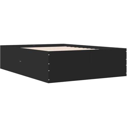  Okvir za krevet crni 120x190 cm konstruirano drvo Slike