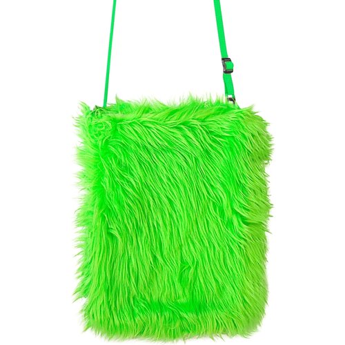 Widmann Plišasta torbica - Neon zelena Cene