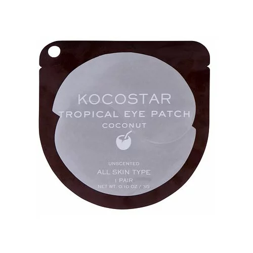 Kocostar Eye Mask Tropical Eye Patch maska za področje okoli oči 1 par 3 g odtenek Coconut za ženske