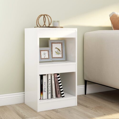 The Living Store Knjižna omara/pregrada bela 40x30x72 cm - Knjižna Omara, (21431646) Cene