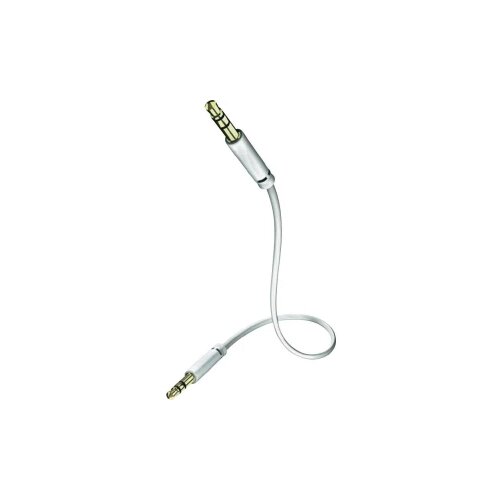 Inakustik 003101015 klinker avdio priključni kabel [1x 3\,5 mm banana moški konektor - 1x 3\,5 mm banana moški konektor] 1.50 m bela pozlačeni konektorji, (20431969) Cene