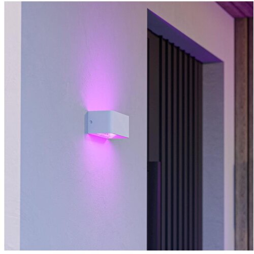 Eglo LED zunanja stenska svetilka Sania-Z (10 W, 20 x 20 x 8 cm, Bela, IP20) Slike