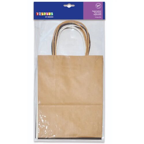 Playbox PlayBox: Set papirnatih vrečk v različnih barvah, 6 kosov, 19x24,5x10 cm Cene