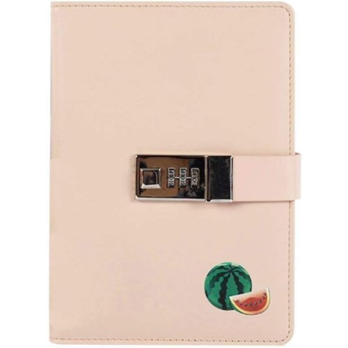 Dardanar Usnjeni rokovnik na temo sadja, modni načrt iz lepenke in zvezka, beležka s ključavnico za geslo, dnevnik z geslom velikosti A7, (21077498) Cene