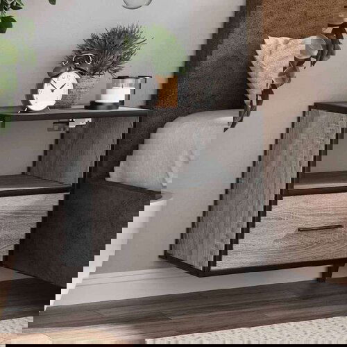 vidaXL Zidni noćni ormarić Sivi Sonoma 40x31x39,5 cm Cijene