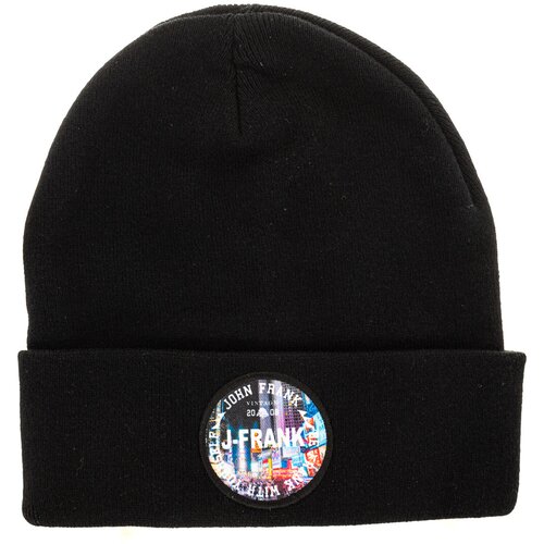 John Frank Kape JFBN18W01-BLACK-BLACK Črna Cene