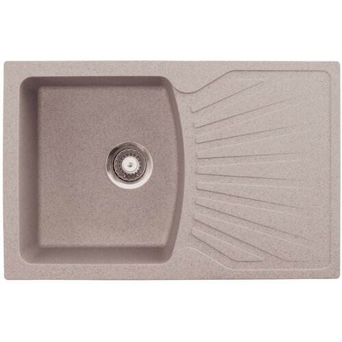 Metalac granitna usadna sudopera xQuadro Plus bež 770x500 &Oslash;90 Cene