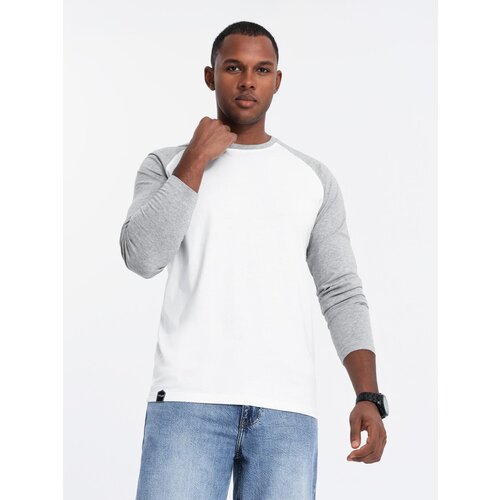 Ombre Longsleeve męski z nadrukiem - czarny Slike