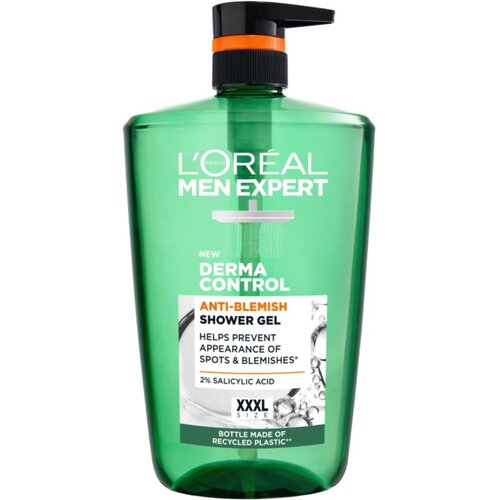 L´Oréal Paris Men Expert Derma Control gel za prhanje primerno tudi za občutljivo in problematično kožo 1000 ml Cene
