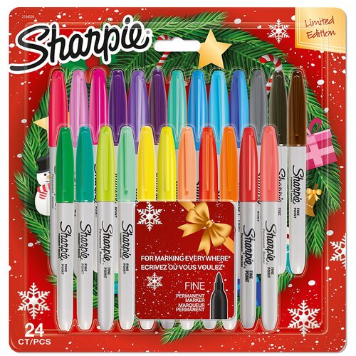 Sharpie permanentni marker fine 1/24 new year Cene