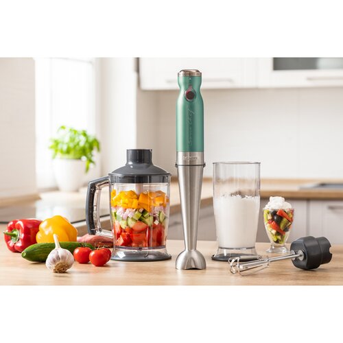 Sencor Set paličnega me&amp;scaron;alnika SHB 5601GR-EUE3 4v1, zelene barve Slike