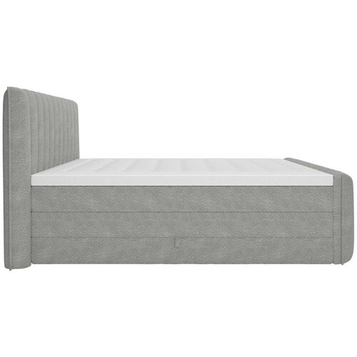 Premium Living Boxspringbett Lina Grau Ca. 160x200cm Slike