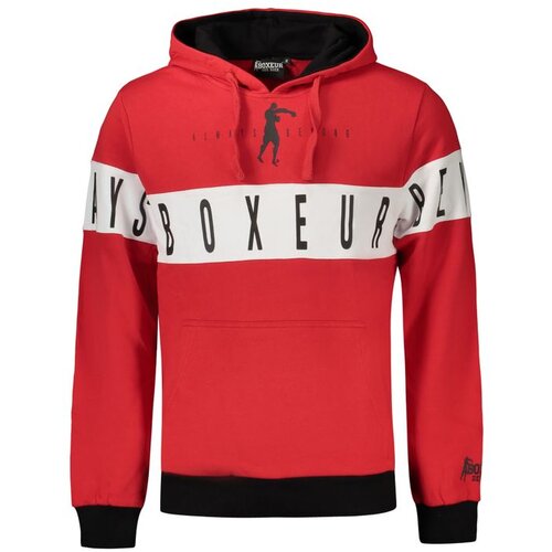 Boxeur Des Rues muški crveni zip-up sweatshirt Cene