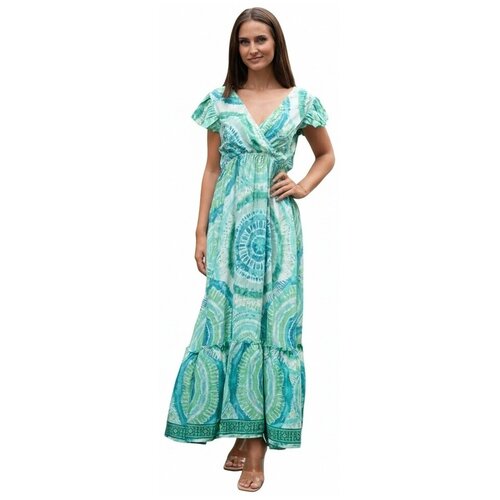 Isla Bonita By Sigris Dolge obleke Dolga Midi Obleka Zelena Slike